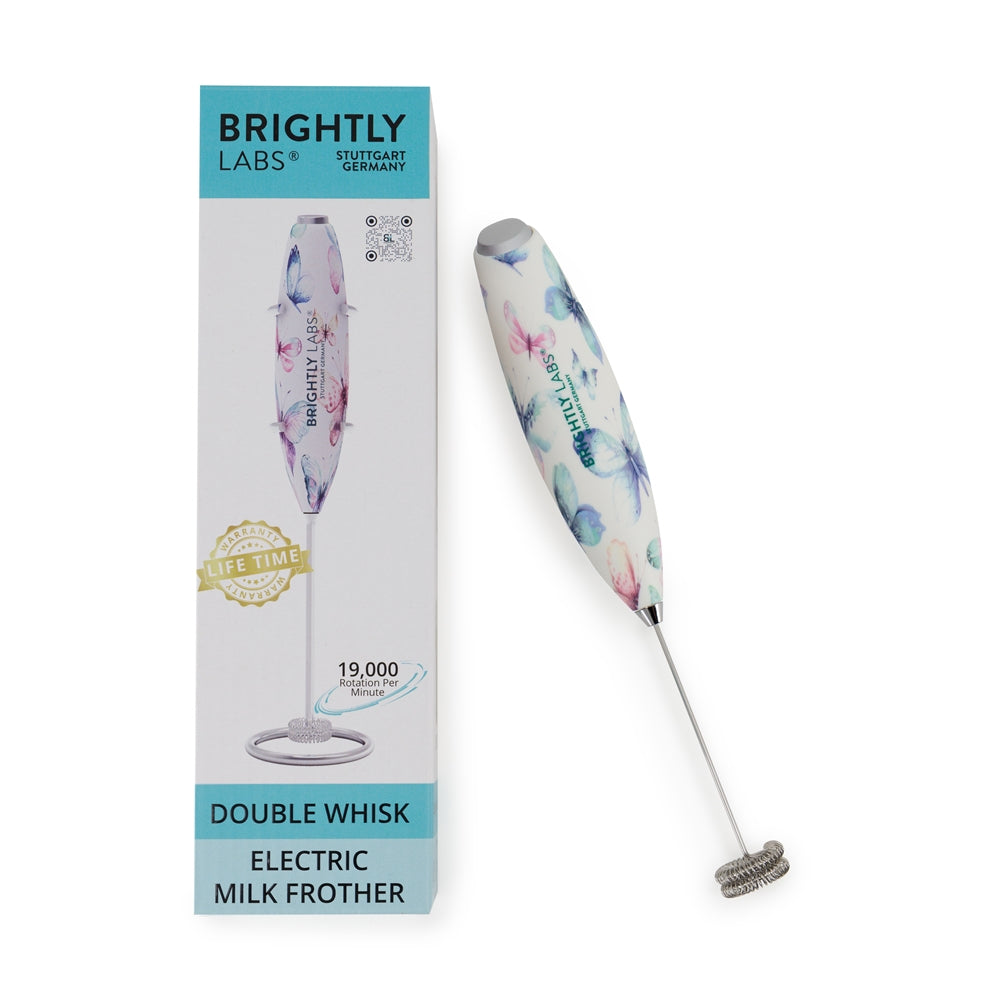 Electric Milk Frother (Double Whisk) – Brightly Labs®