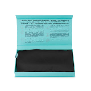 Queen Envelope Pillowcase - Premium Silver-Infused Silk with Clinically Proven Benefits - Brightly Labs®